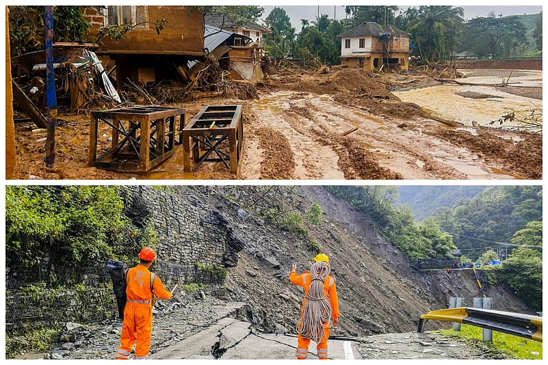 Kedarnath cloudburst wayanad landslides